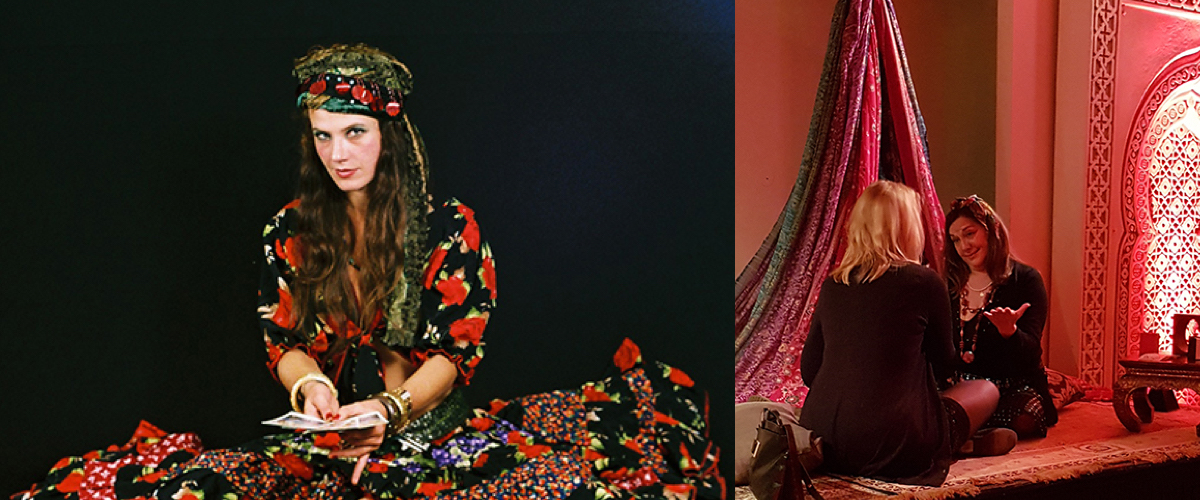 Helderziende met gipsy wagon